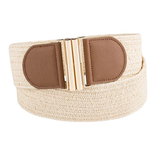 The Poinsettia Women's Woven Stretch Belt