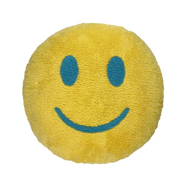 The Big One Smiley Throw Pillow