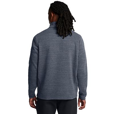 Under Armour mens Specialist Quarter Zip, (001) Black/Black