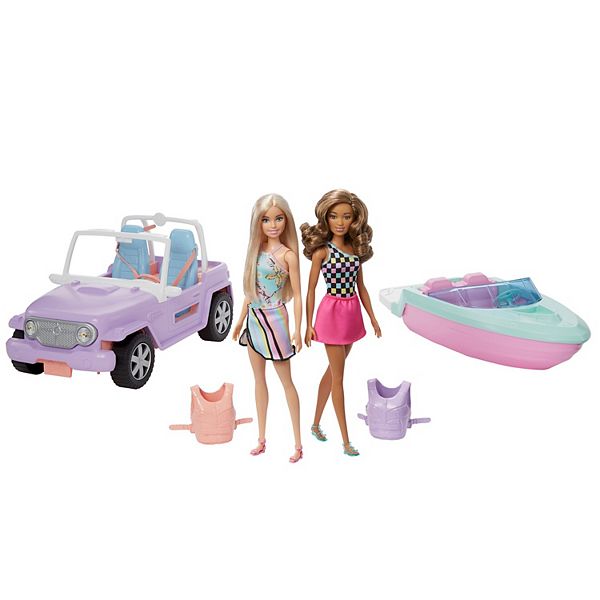 Barbie suv and boat set new arrivals