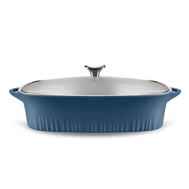 CorningWare Nonstick Cast Aluminum 5.7 qt. Roaster with Glass Lid