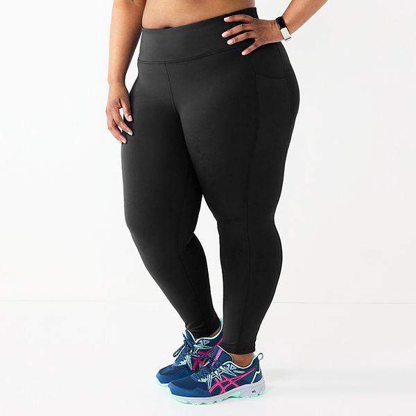 Kohls Plus Size Tek Gear® Space-Dye Performance Capri Leggings