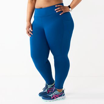 Plus Size Tek Gear® Ultrastretch High-Waisted Side Pocket 7/8 Leggings