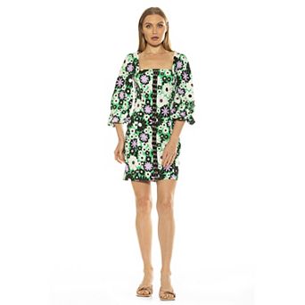 Women's ALEXIA ADMOR Sammie Squareneck Sheath Dress