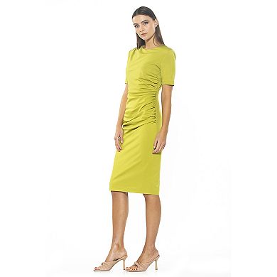 Women's ALEXIA ADMOR Cataleya Crewneck Draped Sheath Dress