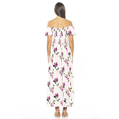 leia off shoulder dress A-Line Wedding Gown With Lace