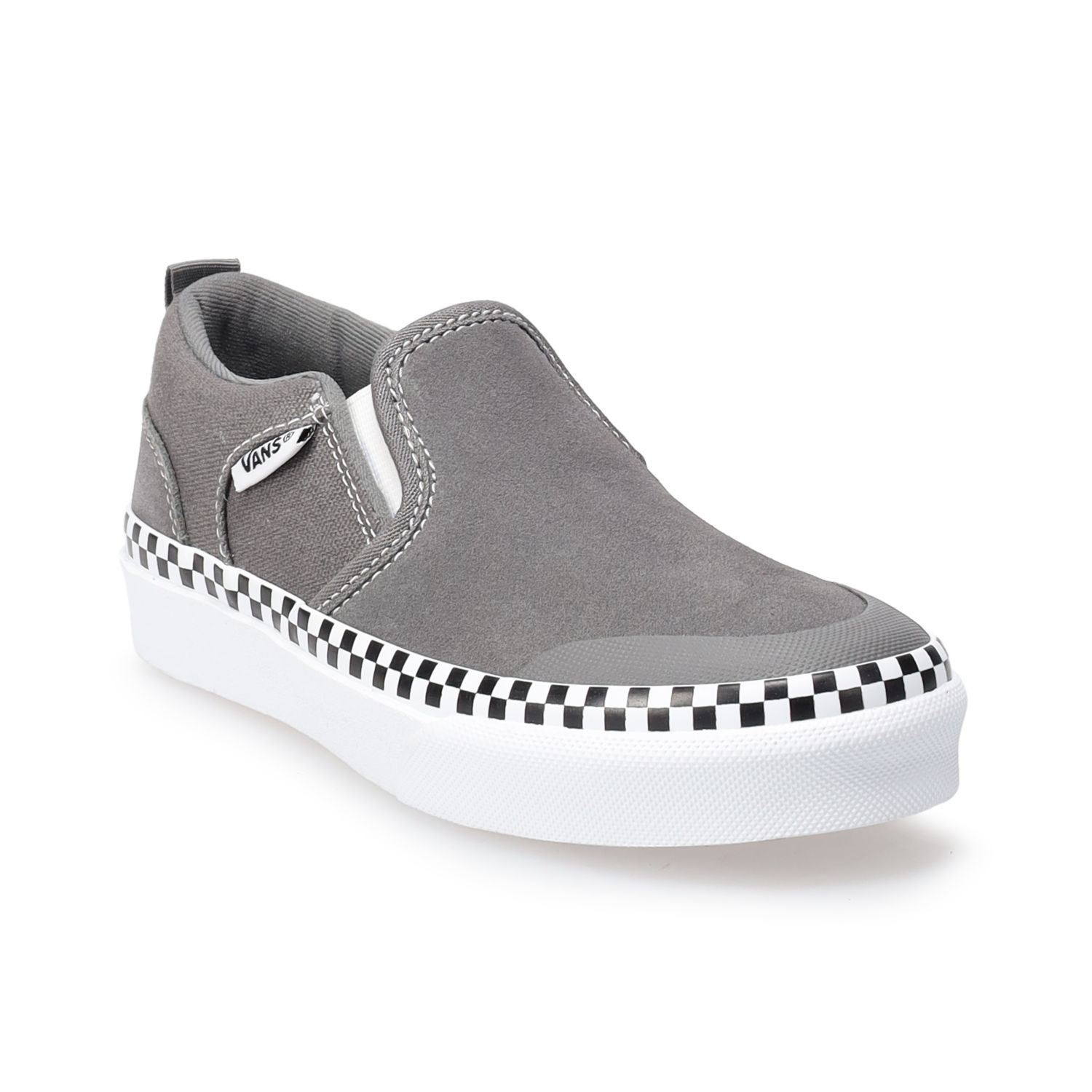 gray van slip ons