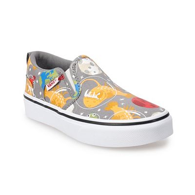 Vans Asher Glow Fish Kids Slip On Shoes