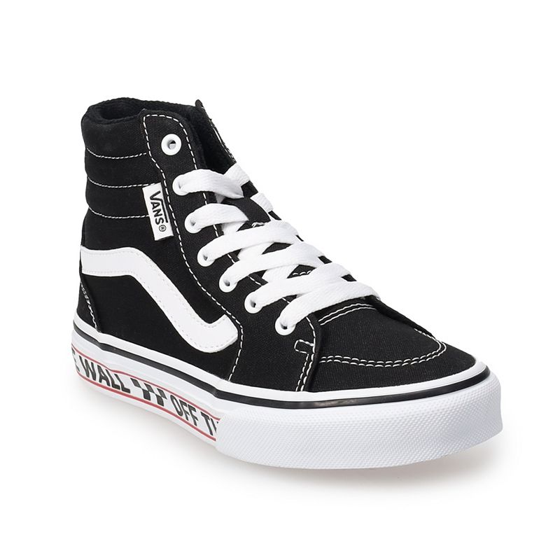 high top black vans mens