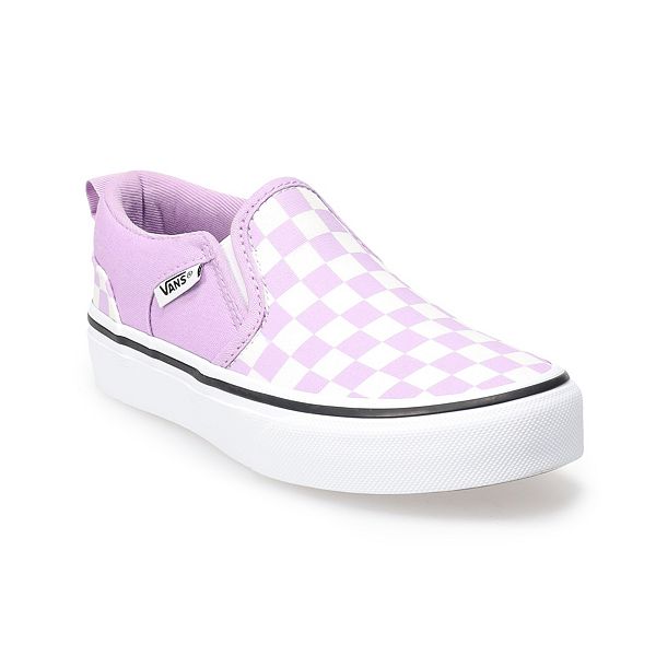 Pink checkered vans store kohls