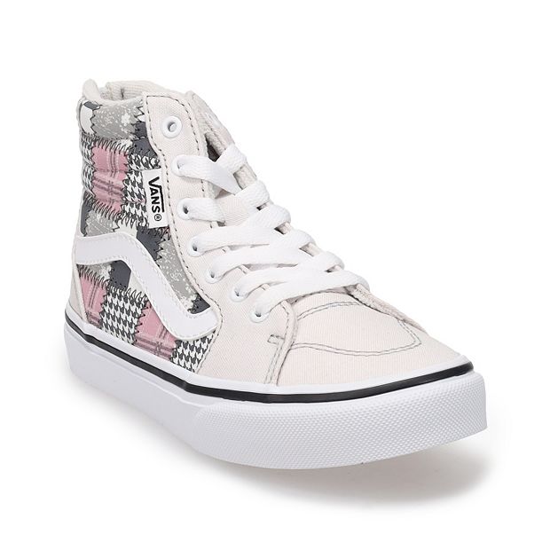 Vans high top on sale patchwork