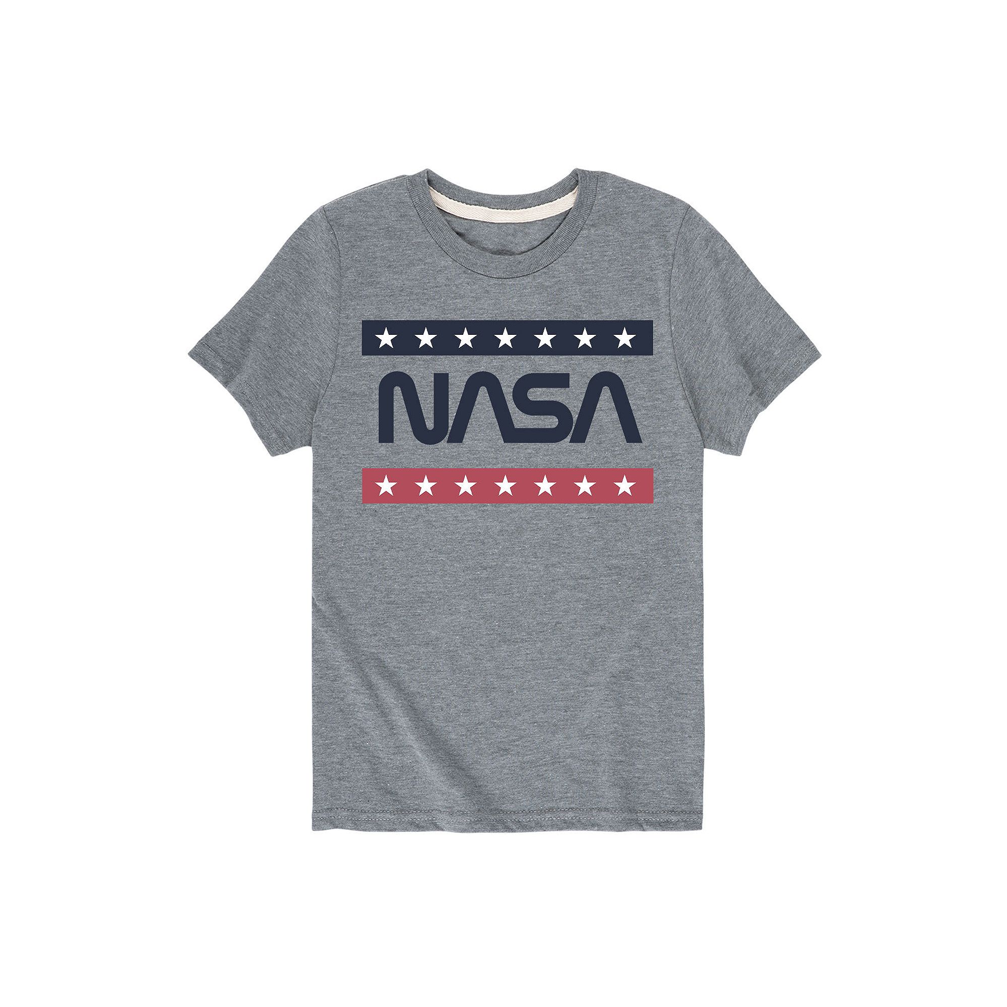 Boys 8-20 NASA Americana Graphic Tee, Boys, Size: Medium, Gray