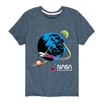 Boys 8-20 NASA Flight Graphic Tee