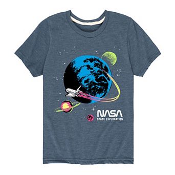 Boys 8-20 NASA Flight Graphic Tee