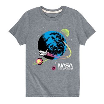 Boys 8-20 NASA Flight Graphic Tee