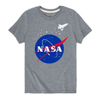 Boys 8-20 NASA Space Ship Graphic Tee