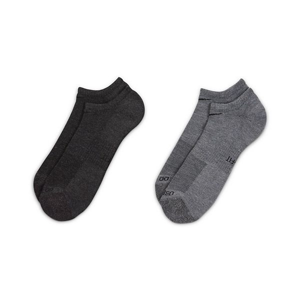 mens nike no show socks black