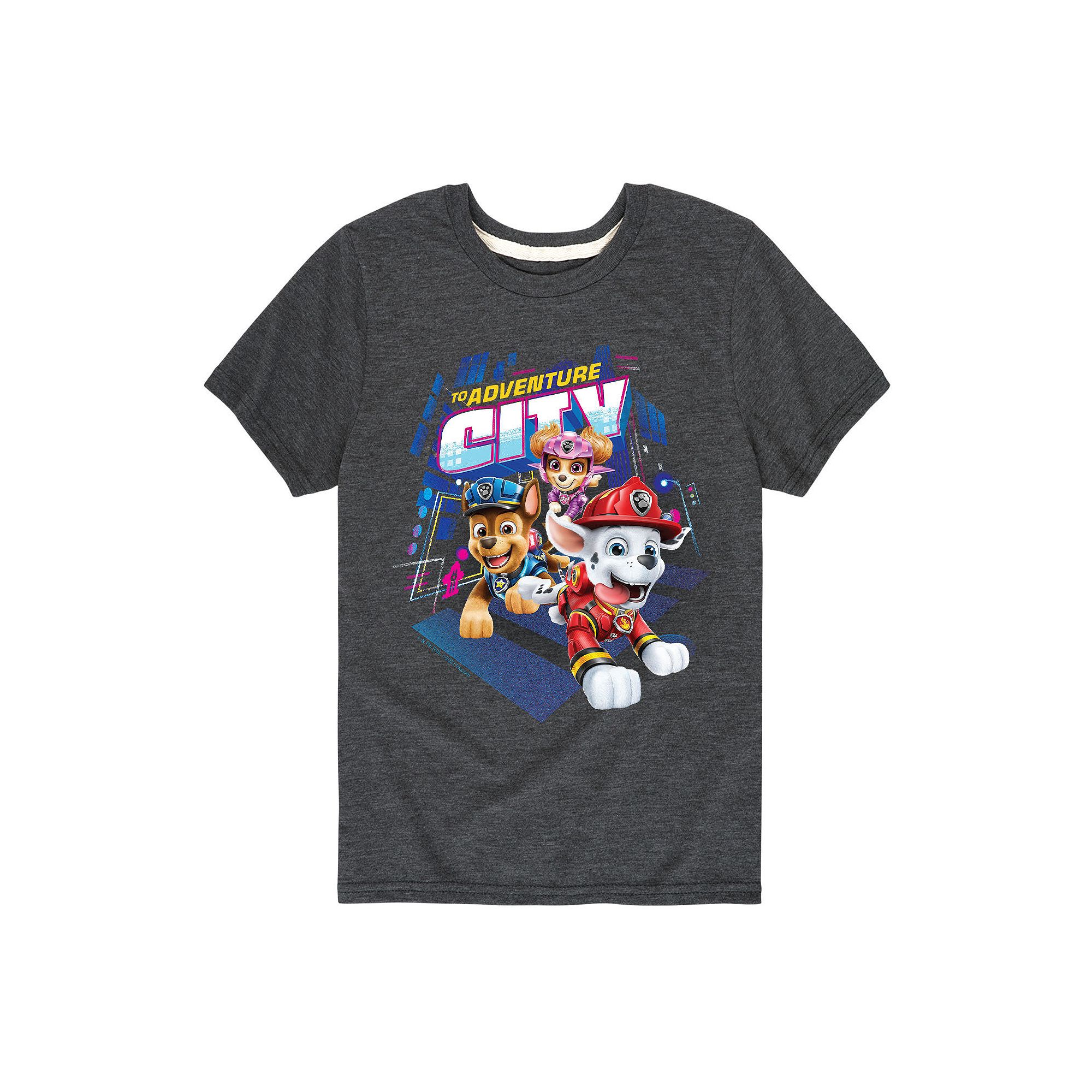 Boys 8-20 Paw Patrol To Adventure City Graphic Tee, Boys, Size: Small, Gra