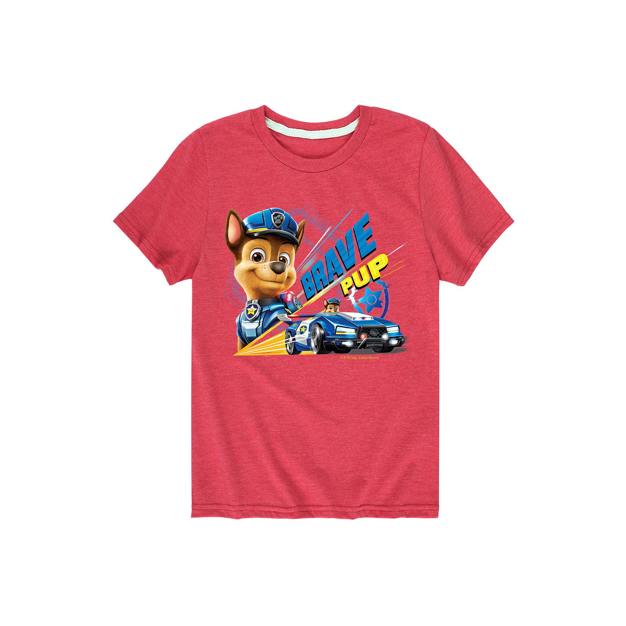 Boys 8-20 Paw Patrol Brave Pup Graphic Tee, Boys, Size: Small, Red