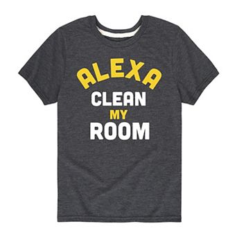 Boys 8-20 Alexa Clean My Room Graphic Tee