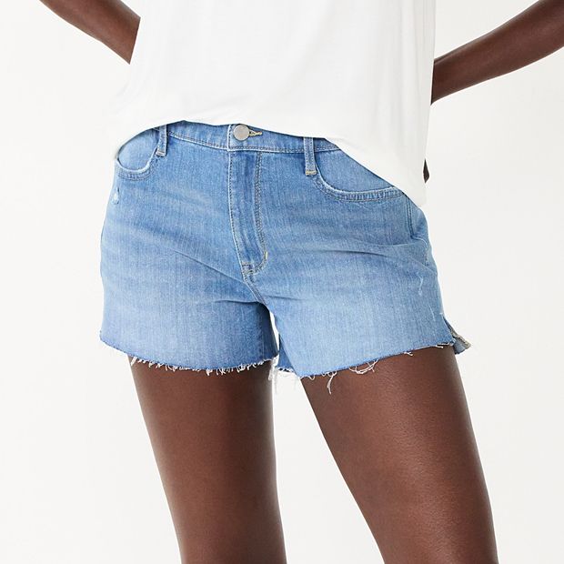 THE HIGH RELAXED DENIM SHORT