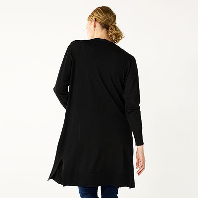 Women s Nine West High Slit Duster Cardigan