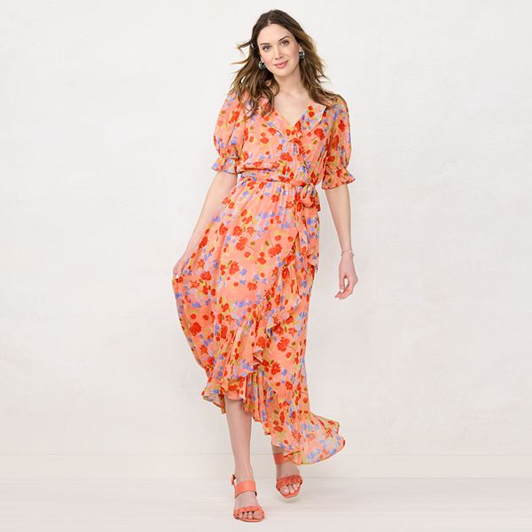 Women's LC Lauren Conrad Ruffled Wrap Maxi Dress