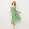 Women's LC Lauren Conrad Strappy Tiered Midi Dress