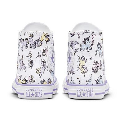 Converse Chuck Taylor All Star Little Kid Girls Unicorn High Top Sneakers