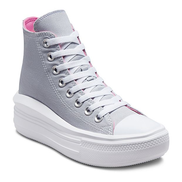 CONVERSE Chuck Taylor All Star Move Girls Platform High Top Sneakers - PINK