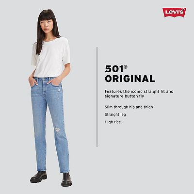 Levi's 501 high waisted jeans best sale