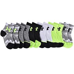 Boys' Under armour HeatGear® SoLo Socks 3-Pack youth large size 9-2.5 