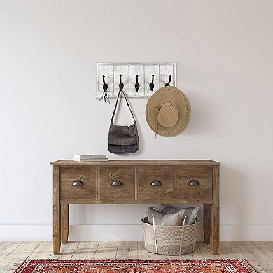 Sonoma Goods For Life Distressed 5-Hook Wall Decor