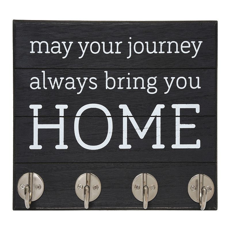 Sonoma Goods For Life Home 4-Hook Wall Decor, Black