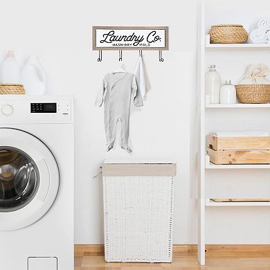 Sonoma Goods For Life 4-Hook Laundry Co. Wall Decor