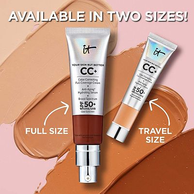 IT Cosmetics CC+ Cream Full Coverage Color Correcting Foundation