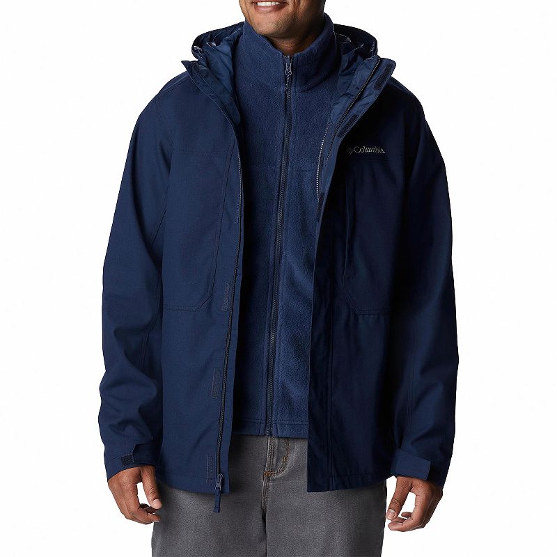 Mens Columbia Loma Vista Interchange Jacket, Size: Small, Blue