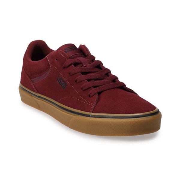 Burgundy vans shop kohls