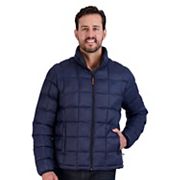 NWT MENS Big & Tall ZeroXposur Flex Puffer Jacket BLACK DENIM 2XLT XXL TALL