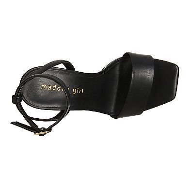 madden girl Zoie Cafe Women's High Heel Dress Sandals