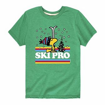 Boys 8-20 Peanuts Winter Ski Pro Graphic Tee