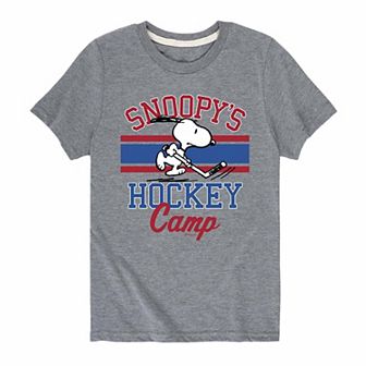 Boys 8-20 Peanuts Snoopy's Hockey Camp Graphic Tee