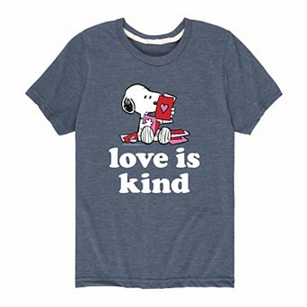Boys 8-20 Peanuts Love Is Kind Snoopy Graphic Tee