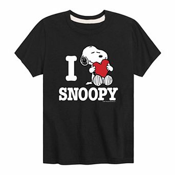Boys 8-20 Peanuts I Love Snoopy Heart Graphic Tee