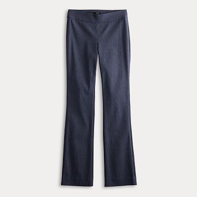Women's Simply Vera Vera Wang High-Rise Slim Straight Pants