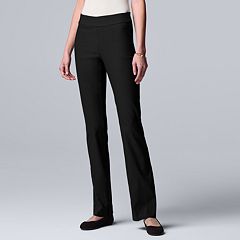 Women's Simply Vera Vera Wang High-Rise Slim Straight Pants, Size: 18  Short, Med Brown - Yahoo Shopping