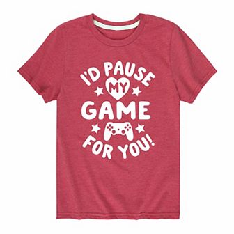Boys 8-20 I'd Pause My Game For You Graphic Tee
