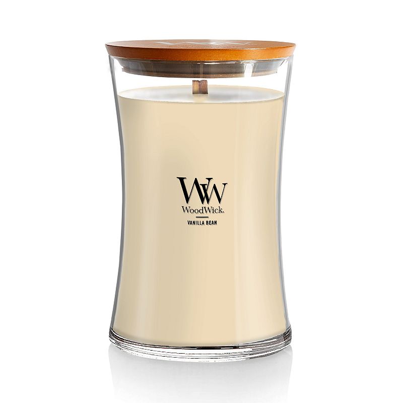 WoodWick Vanilla Bean Hourglass 21.5-oz. Candle Jar, Multicolor