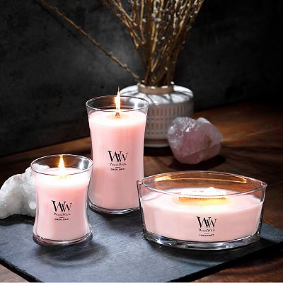 WoodWick Medium Hourglass Scented Candle, Cinnamon Chai, 9.7 Oz