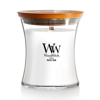 WoodWick® White Teak Hourglass 9.7-oz. Candle Jar